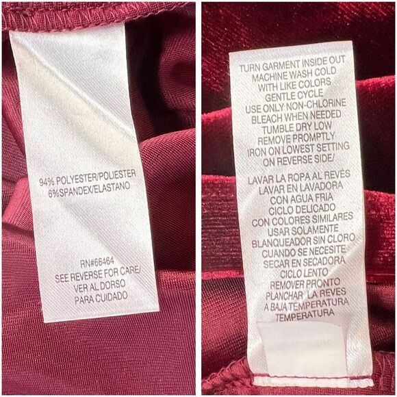 Sandra Darren Washable Velvet Puffed Sleeves A-line Dress sz XL NWT Holidays - Picture 11 of 12